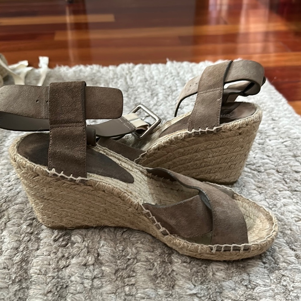 Vince espadrille wedge size 7 dust bag included